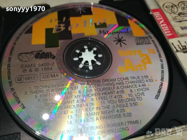 DJ BOBO-ORIGINAL CD 1406251611, снимка 6 - CD дискове - 50665250