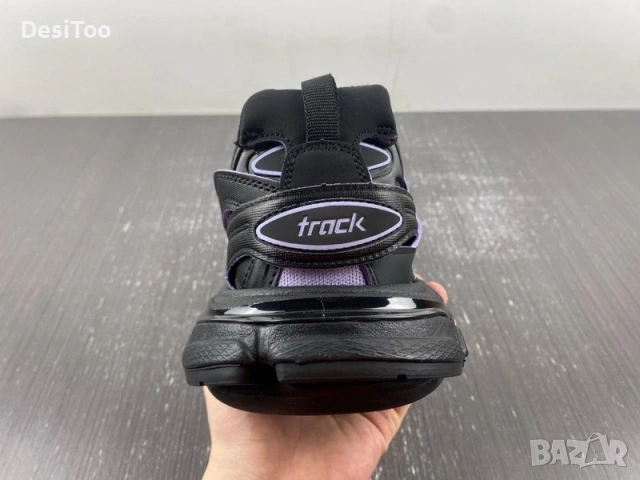 Balenciaga Track Sneaker "Black/Purple" , снимка 4 - Маратонки - 54358818