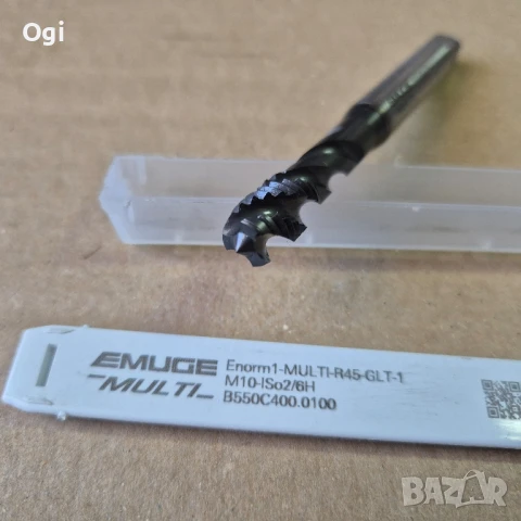 Метчик  Машинен M10 -iso2 /6h EMUGE MULTI, снимка 2 - Стругове - 50601378