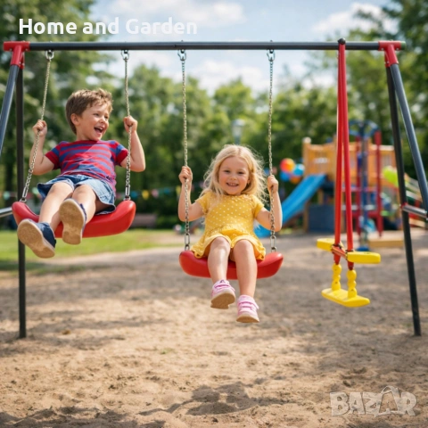 Комплект 2 люлки + балансираща везна – рецепта за часове забавление! 🎠, снимка 5 - Градински мебели, декорация  - 53936215