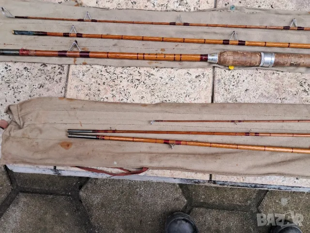 РЕТРОТО Е НА МОДА-УНИКАТИ,бамбуци лепени, снимка 10 - Въдици - 42879914