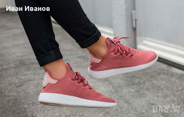кецове  ADIDASPharrell Williams  X TENNIS HU номер 39,5-40, снимка 8 - Кецове - 37118962