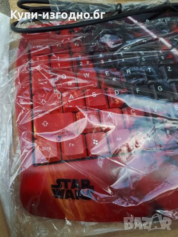 Жична USB клавиатура - Star Wars Darth Vader , чисто нова , снимка 4 - Клавиатури и мишки - 29764474