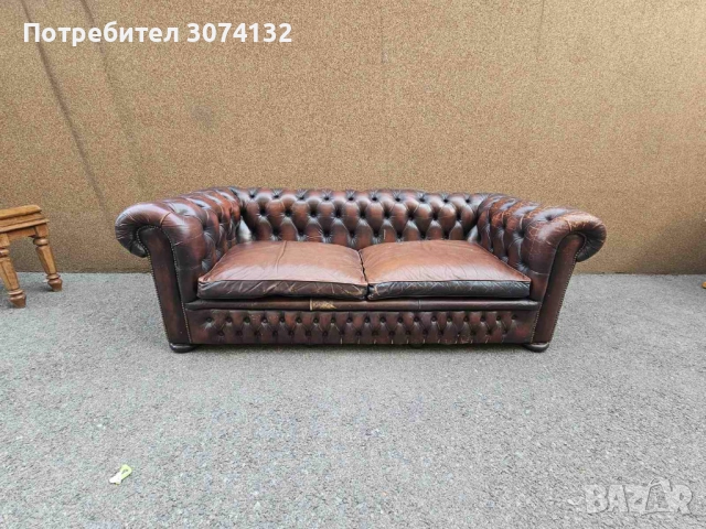 Диван в стил Честърфийлд, снимка 4 - Дивани и мека мебел - 52879137