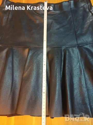 Кожена пола L BIKBOK, снимка 2 - Поли - 53895720