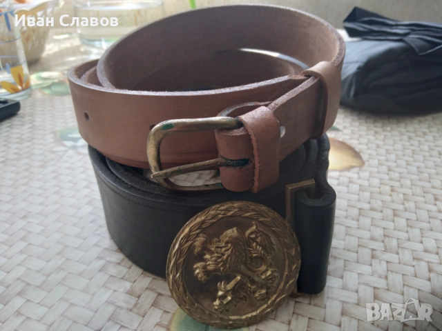 Кожен колан. , снимка 2 - Колани - 52056453