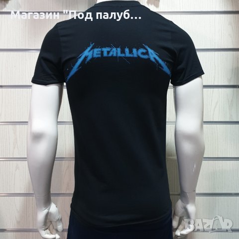 Нова мъжка тениска с дигитален печат на музикалната група METALLICA and justice for all с гръб, снимка 2 - Тениски - 29878493