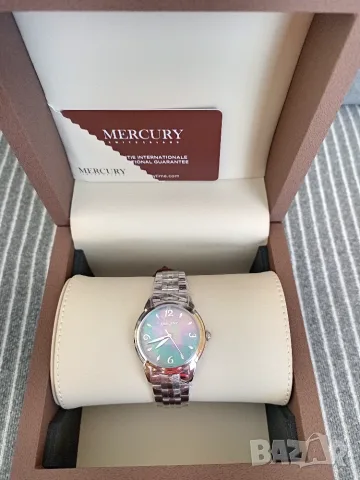 Swiss Made Mercury 36 мм, гаранция, снимка 9 - Други - 55889337