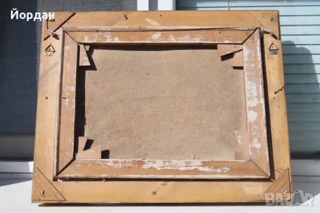 Стара европейска картина  масло върху платно, снимка 12 - Картини - 50085041