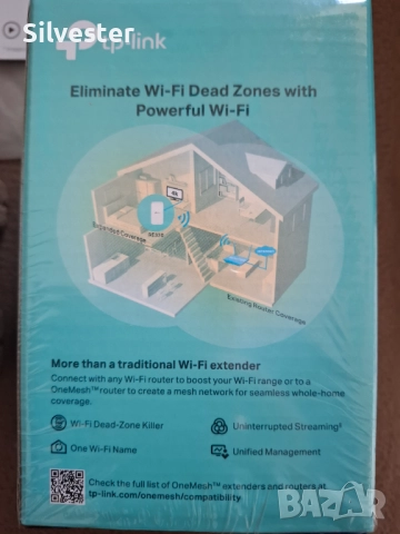 Разширител/Усилвател на обхват за Wi-Fi, RE330 AC1200 Mesh Wi-Fi Extender, снимка 10 - Рутери - 52429397