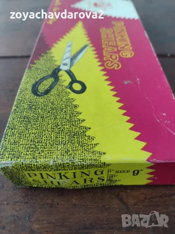 НОВА ВИНТИДЖ РОЗОВА НОЖИЦА VINTAGE PINKING SHEARS, снимка 10 - Други инструменти - 49973201