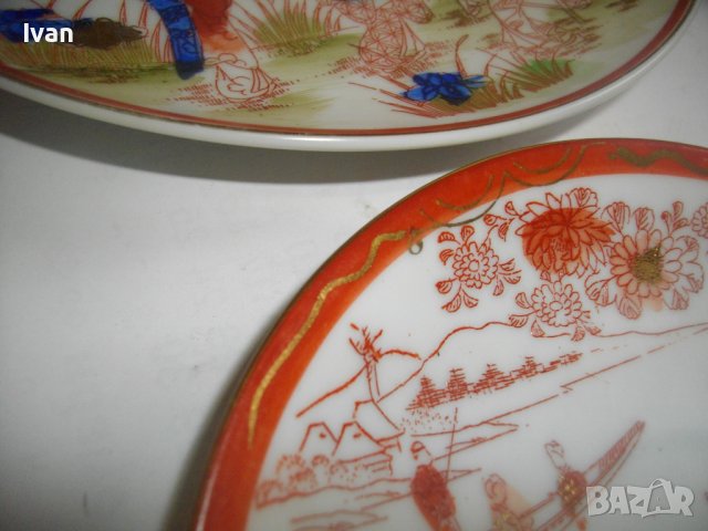 Япония-Нов Порцелан-Чиния/Чинии-Колекционерски-Ръчна Изработка-Made in JAPAN, снимка 7 - Чинии - 39829583