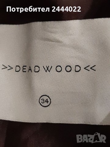 Deadwood дамско яке размер 34 XS, снимка 3 - Якета - 40526951