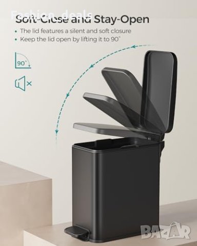 Ново 5L Кошче за баня кухня с Педал Устойчиво на Ръжда Дом, снимка 3 - Други стоки за дома - 42879704