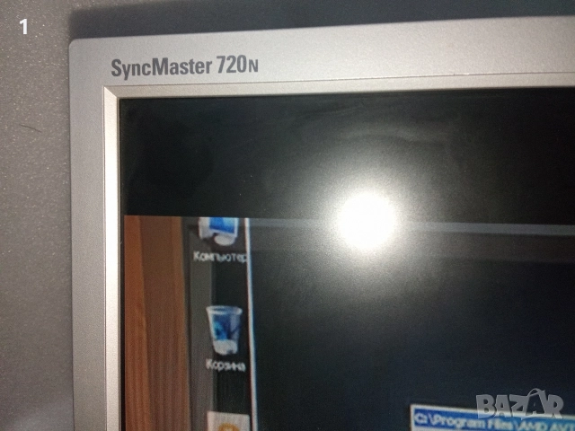 Монитор Samsung , 17 инча, снимка 6 - Монитори - 52680959