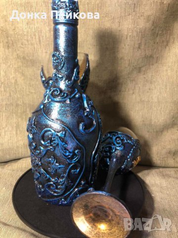 Ръчно изработен сервиз от 3 части, снимка 11 - Декорация за дома - 38506027