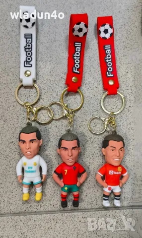 Футболни ключодържатели MESSI,RONALDO,Mbappe-10лв, снимка 4 - Фен артикули - 48267145