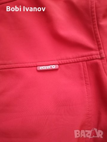 Яке червено Etirel размер L44, снимка 4 - Якета - 42234366