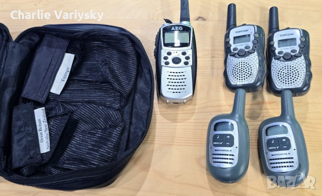 Комплект радиостанции Motorola Topcom AEG PMR уоки токи