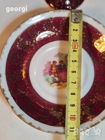 френски порцеланов двоен сет Treves, снимка 4 - Сервизи - 52450811