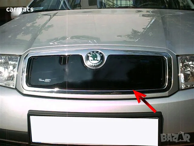 Зимен дефлектор (протектор) за решетка HЕКО за Skoda Fabia (2000-2007)