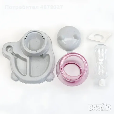 Автоматична хранилка и поилка 2в1 за кучета и котки, снимка 3 - За котки - 56128682