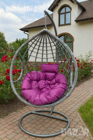 Люлка-градинска люлка -висяща, тип яйце-гнездо