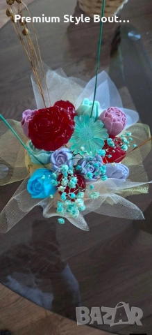 букет от соеви свещи , снимка 15 - Декорация за дома - 54004949