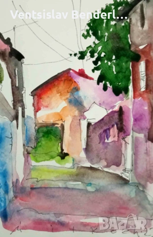 Рисунки акварел, снимка 15 - Други ценни предмети - 53260848