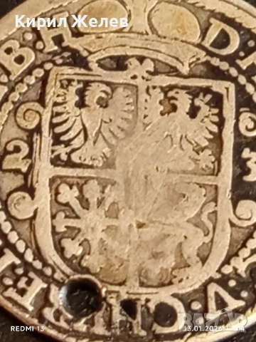 Сребърна монета 1623г. Кьонигсберг Орт Георг Вилхелм Източна Прусия 52935, снимка 11 - Нумизматика и бонистика - 53084718