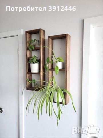  Цветарник за стена, снимка 2 - Стайни растения - 44410299