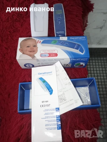 Немски цифров безконтактен инфрачервен термометър , снимка 4 - Друга електроника - 51095390
