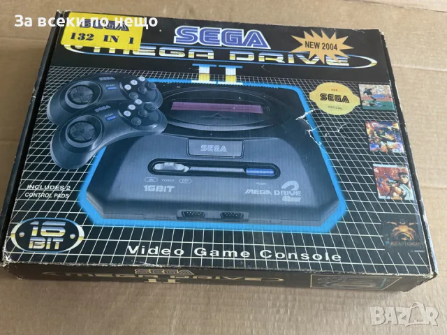 ТВ конзола Sega Mega Drive 2  , 132 in 1, снимка 3 - Други игри и конзоли - 55996924