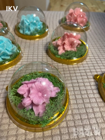 Цвете в купол , снимка 4 - Декорация за дома - 53990292