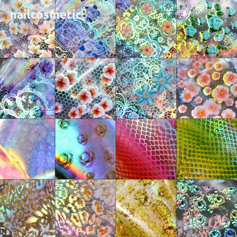 16 цвята комплект фолио за маникюр Т14, снимка 4 - Продукти за маникюр - 30051095