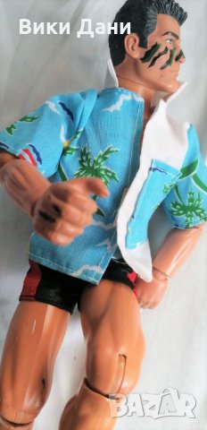 1994 подвижна мъжка кукла КЕН лятно облекло, снимка 6 - Колекции - 31925990