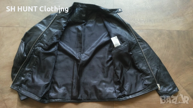Jack & Jones JPRBEAM LEATHER Jacket Размер M яке естествена агнешка кожа 29-62, снимка 11 - Якета - 52204698