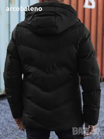 Мъжко ватирано зимно яке, 4цвята , снимка 8 - Якета - 47466651