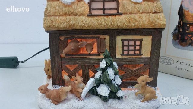 Светеща коледна къщичка, снимка 2 - Други ценни предмети - 30124677