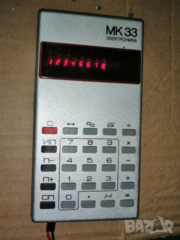 Ретро, калкулатор ЕЛЕКТРОНИКА МК 33 от СССР , снимка 4 - Антикварни и старинни предмети - 54211717