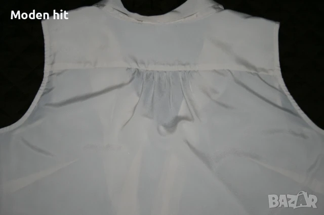 H&M цвят екрю - асиметричен дамски топ, снимка 10 - Корсети, бюстиета, топове - 50637186