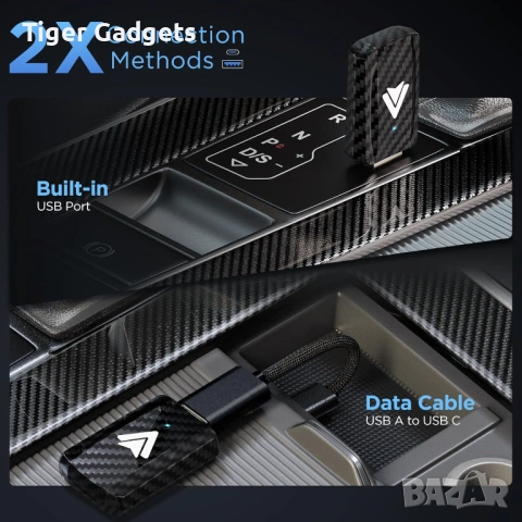 MSXTTLY U2A-L9 безжичен Android Auto адаптер USB към Wireless Android 11–15, снимка 3 - Аксесоари и консумативи - 54288805