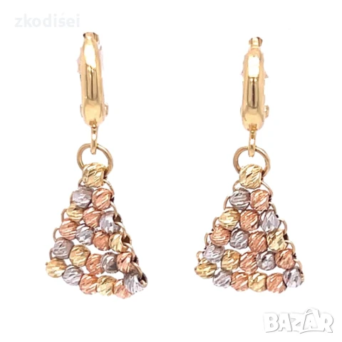 Златни обеци 3,15гр. 14кр. проба:585 модел:32756-5, снимка 1