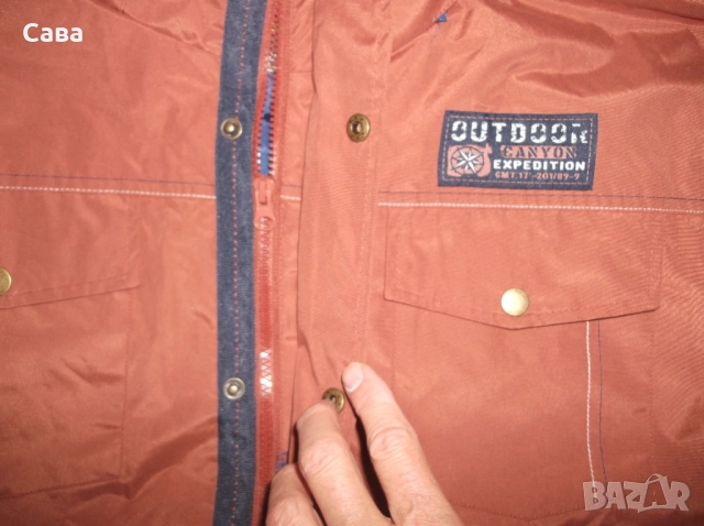 Якета пролет,есен ATLAS  мъжки,2-3ХЛ  /синьо и кафяво/, снимка 8 - Якета - 49654378