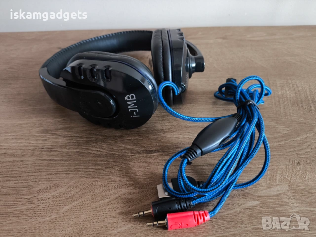 Геймърски слушалки i-JMB с LED светлини, снимка 4 - Слушалки за компютър - 39342038