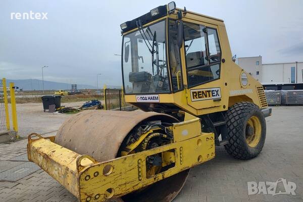 Еднобандажен валяк 8450кг Bomag ПОД НАЕМ от Рентекс, снимка 4 - Индустриална техника - 39073285