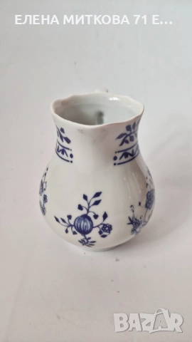 *Kahla Zwiebelmuster Triptis Porzellan*декор син лук комплект за чай/дълго кафе за 4 човека, снимка 7 - Сервизи - 52923343