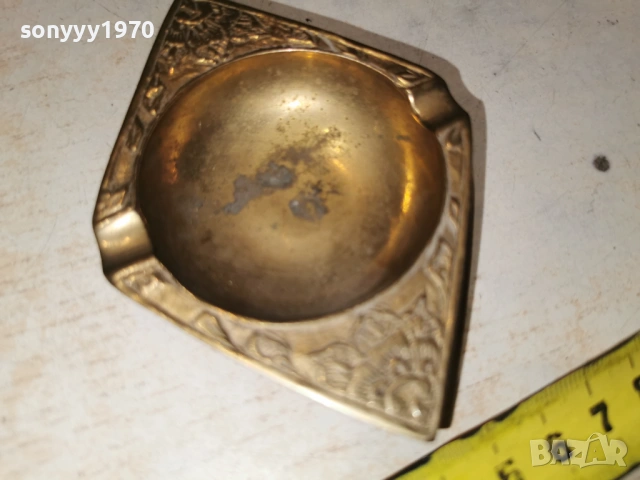 ПЕПЕЛНИК-МЕД/МЕСИНГ 2604260918L1, снимка 13 - Антикварни и старинни предмети - 54316463
