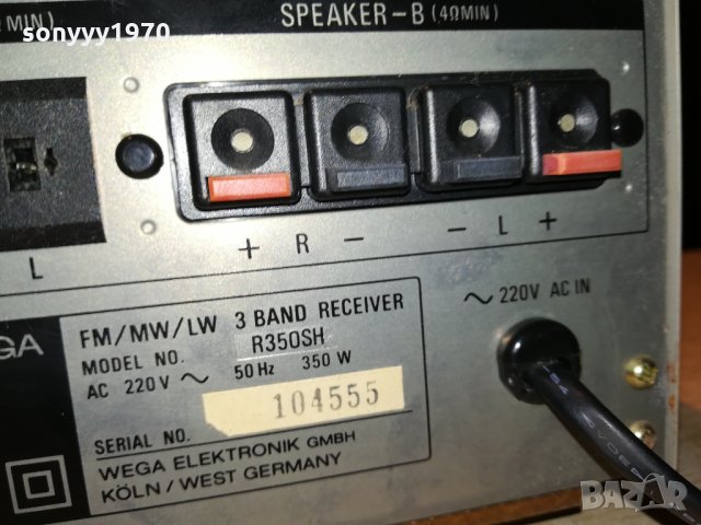 wega west germany 1609211856, снимка 10 - Ресийвъри, усилватели, смесителни пултове - 34156277