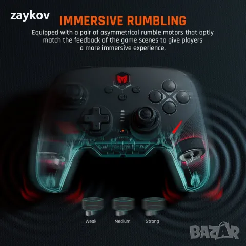 BIGBIGWON Blitz Gaming Controller

джойстик, снимка 3 - Джойстици и геймпадове - 50073521